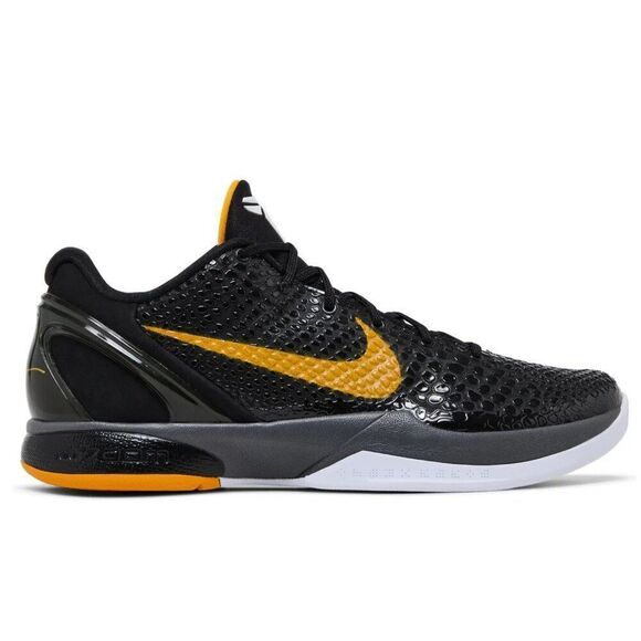 New In Box Nike Kobe VI 6 black del sol dark grey white mens 9 US 429659-002 main image 9